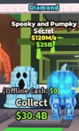 💎 Spooky and Pumpky | Diamond | SECRET 💎 | 120M/s | HIGH-VALUE ITEM | CHEAPEST ITEM 💸 | INSTANT DELIVERY ⚡ - Image