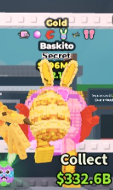 🥇 Baskito | Gold | SECRET 💎 | 6 Traits | 396M/s | TOP-TIER ITEM | CHEAPEST ITEM 💸 | INSTANT DELIVERY ⚡ - Image