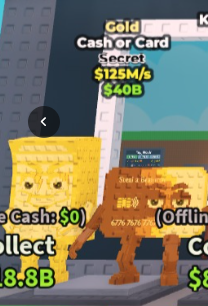 🥇 Cash or Card | Gold | SECRET 💎 | 125M/s | HIGH-VALUE ITEM | CHEAPEST ITEM 💸 | INSTANT DELIVERY ⚡ - Image
