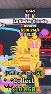 🥇 La Easter Grande | Gold | SECRET 💎 | 2 Traits | 591.2M/s | TOP-TIER ITEM | CHEAPEST ITEM 💸 | INSTANT DELIVERY ⚡ - Image