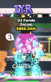 🤖 DJ Panda | Cyber | SECRET 💎 | 10 Traits | 866.2M/s | TOP-TIER ITEM | CHEAPEST ITEM 💸 | INSTANT DELIVERY ⚡ - Image