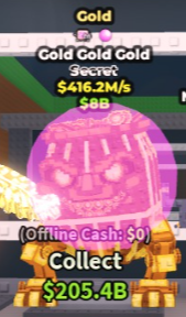 🥇 Gold Gold Gold | Gold | SECRET 💎 | 2 Traits | 416.2M/s | TOP-TIER ITEM | CHEAPEST ITEM 💸 | INSTANT DELIVERY ⚡ - Image