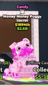 🍬 Money Money Puggy | Candy | SECRET 💎 | 1 Trait | 189M/s | HIGH-VALUE ITEM | CHEAPEST ITEM 💸 | INSTANT DELIVERY ⚡ - Image
