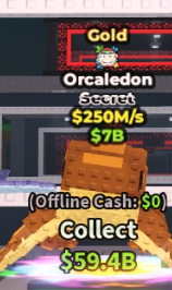 🥇 Orcaledon | Gold | SECRET 💎 | 1 Trait | 250M/s | HIGH-VALUE ITEM | CHEAPEST ITEM 💸 | INSTANT DELIVERY ⚡ - Image