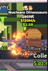 🔥 Nuclearo Dinossauro | SECRET 💎 | 2 Traits | 120M/s | HIGH-VALUE ITEM | CHEAPEST ITEM 💸 | INSTANT DELIVERY ⚡ - Image