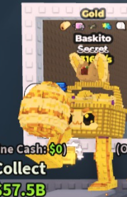 🥇 Baskito | Gold | SECRET 💎 | 5 Traits | 316M/s | TOP-TIER ITEM | CHEAPEST ITEM 💸 | INSTANT DELIVERY ⚡ - Image