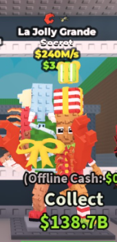🔥 La Jolly Grande | SECRET 💎 | 2 Traits | 240M/s | HIGH-VALUE ITEM | CHEAPEST ITEM 💸 | INSTANT DELIVERY ⚡ - Image