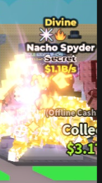 ✨ Nacho Spyder | Divine | SECRET 💎 | 3 Traits | 1.1B/s | TOP-TIER ITEM | CHEAPEST ITEM 💸 | INSTANT DELIVERY ⚡ - Image