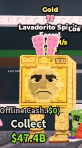🥇 Lavadorito Spinito | Gold | SECRET 💎 | 1 Trait | 258.7M/s | HIGH-VALUE ITEM | CHEAPEST ITEM 💸 | INSTANT DELIVERY ⚡ - Image