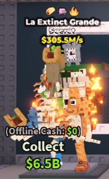 🔥 La Extinct Grande | SECRET 💎 | 3 Traits | 305.5M/s | TOP-TIER ITEM | CHEAPEST ITEM 💸 | INSTANT DELIVERY ⚡ - Image