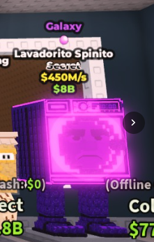 🌌 Lavadorito Spinito | Galaxy | SECRET 💎 | 1 Trait | 450M/s | TOP-TIER ITEM | CHEAPEST ITEM 💸 | INSTANT DELIVERY ⚡ - Image