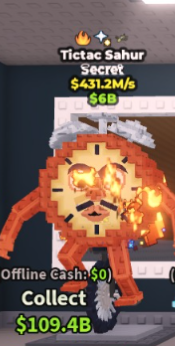 🔥 Tictac Sahur | SECRET 💎 | 3 Traits | 431.2M/s | TOP-TIER ITEM | CHEAPEST ITEM 💸 | INSTANT DELIVERY ⚡ - Image