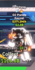 ☯️ DJ Panda | Yin Yang | SECRET 💎 | 2 Traits | 271.2M/s | HIGH-VALUE ITEM | CHEAPEST ITEM 💸 | INSTANT DELIVERY ⚡ - Image