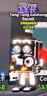 ☯️ Tang Tang Keletang | Yin Yang | SECRET 💎 | 4 Traits | 804M/s | TOP-TIER ITEM | CHEAPEST ITEM 💸 | INSTANT DELIVERY ⚡ - Image