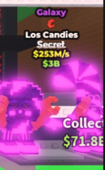 🌌 Los Candies | Galaxy | SECRET 💎 | 1 Trait | 253M/s | HIGH-VALUE ITEM | CHEAPEST ITEM 💸 | INSTANT DELIVERY ⚡ - Image