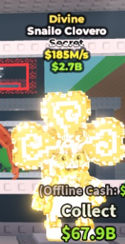 ✨ Snailo Clovero | Divine | SECRET 💎 | 185M/s | HIGH-VALUE ITEM | CHEAPEST ITEM 💸 | INSTANT DELIVERY ⚡ - Image