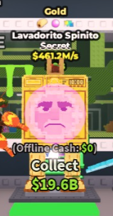 🥇 Lavadorito Spinito | Gold | SECRET 💎 | 3 Traits | 461.2M/s | TOP-TIER ITEM | CHEAPEST ITEM 💸 | INSTANT DELIVERY ⚡ - Image