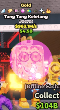 🥇 Tang Tang Keletang | Gold | SECRET 💎 | 8 Traits | 963.1M/s | TOP-TIER ITEM | CHEAPEST ITEM 💸 | INSTANT DELIVERY ⚡ - Image