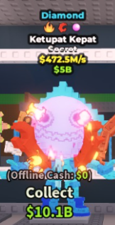 💎 Ketupat Kepat | Diamond | SECRET 💎 | 3 Traits | 472.5M/s | TOP-TIER ITEM | CHEAPEST ITEM 💸 | INSTANT DELIVERY ⚡ - Image