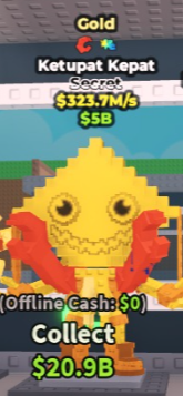 🥇 Ketupat Kepat | Gold | SECRET 💎 | 2 Traits | 323.7M/s | TOP-TIER ITEM | CHEAPEST ITEM 💸 | INSTANT DELIVERY ⚡ - Image