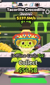 🔥 Tacorillo Crocodillo | SECRET 💎 | 5 Traits | 237.5M/s | HIGH-VALUE ITEM | CHEAPEST ITEM 💸 | INSTANT DELIVERY ⚡ - Image