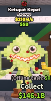 🔥 Ketupat Kepat | SECRET 💎 | 1 Trait | 210M/s | HIGH-VALUE ITEM | CHEAPEST ITEM 💸 | INSTANT DELIVERY ⚡ - Image