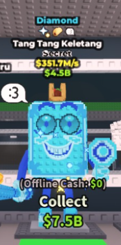 💎 Tang Tang Keletang | Diamond | SECRET 💎 | 3 Traits | 351.7M/s | TOP-TIER ITEM | CHEAPEST ITEM 💸 | INSTANT DELIVERY ⚡ - Image