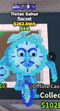 💎 Tictac Sahur | Diamond | SECRET 💎 | 1 Trait | 262.5M/s | HIGH-VALUE ITEM | CHEAPEST ITEM 💸 | INSTANT DELIVERY ⚡ - Image