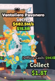 🔥 Ventoliero Pavonero | SECRET 💎 | 3 Traits | 682.5M/s | TOP-TIER ITEM | CHEAPEST ITEM 💸 | INSTANT DELIVERY ⚡ - Image