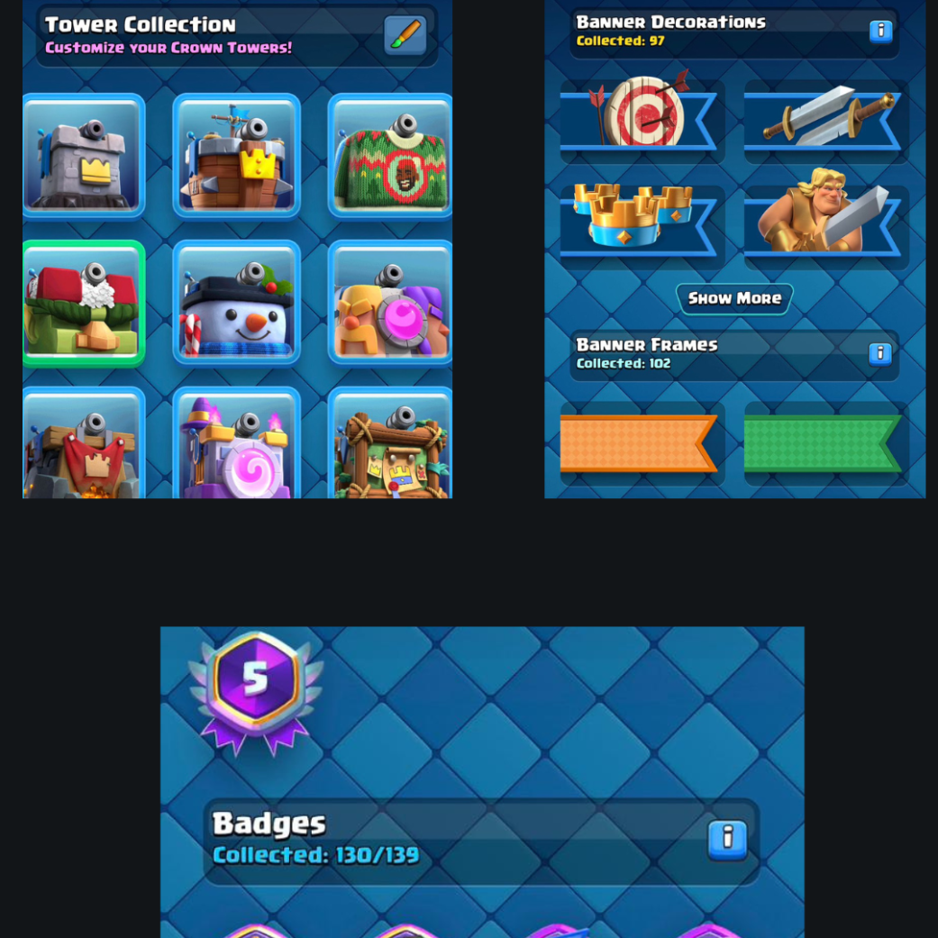 ♦️ Level 57 ♦️👑 KT 15 👑 Clash Royale Account ⚔️ 10000 Trophies⭐ 11 Evolutions and 1 Level 16 Max ⭐ Full Email Access | Instant Delivery - Image 2