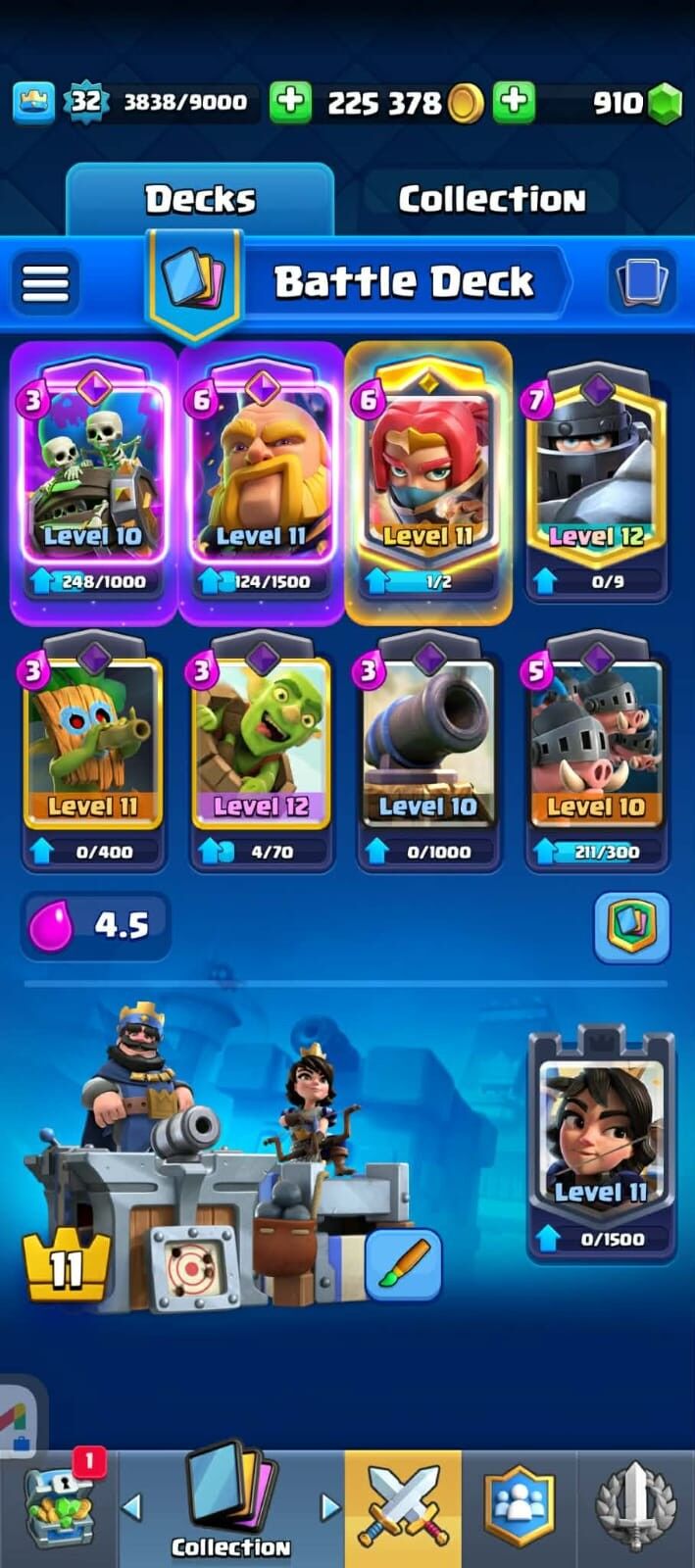 KT 11 Clash Royale Account ⚔️ 6329 Trophies ⭐ 108 Cards • 3 Evolutions ⭐ Full Email Access | Instant Delivery - Image 3