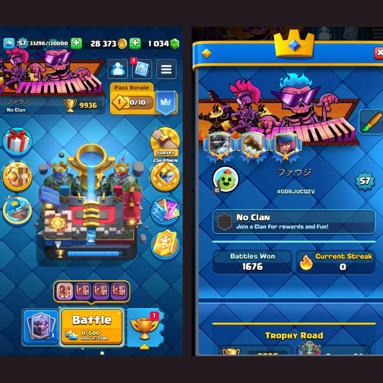 ⚔️ KT 15 ⚔️ Level 57 ⚔️ Clash Royale Account ⚔️ 9936 Trophies ⭐ 121 Cards ⭐ 18 Evo • 18 Evolutions • Full Email Access | Instant Delivery - Image 2