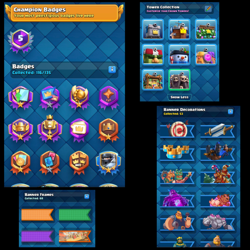 ⚔️ KT 15 ⚔️ Level 57 ⚔️ Clash Royale Account ⚔️ 9936 Trophies ⭐ 121 Cards ⭐ 18 Evo • 18 Evolutions • Full Email Access | Instant Delivery - Image 3