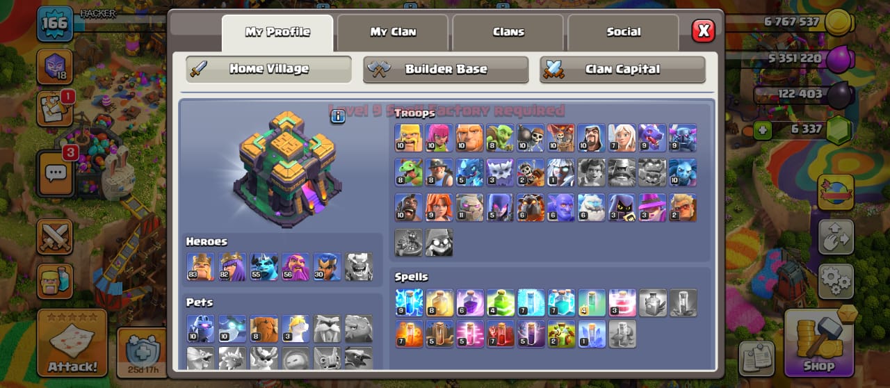 Clash of Clans TH14 Maxed Account | Level 166 | 6337 Gems | High Heroes | Ready to Play - Image 1