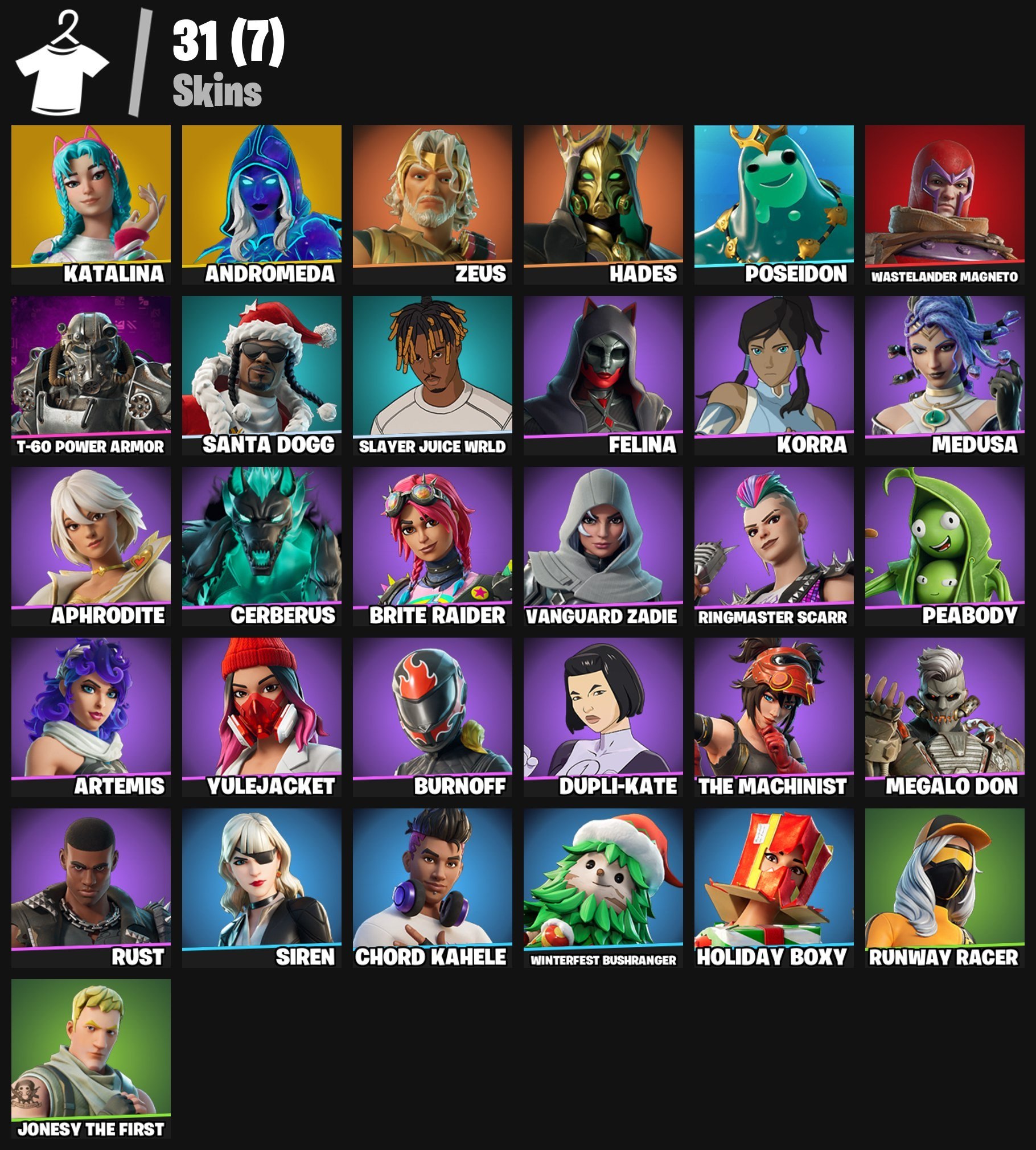 ⚡ Katalina | Andromeda | Gods (Zeus & Hades) | 31 skins | PC, XBOX, PSN - Image 1