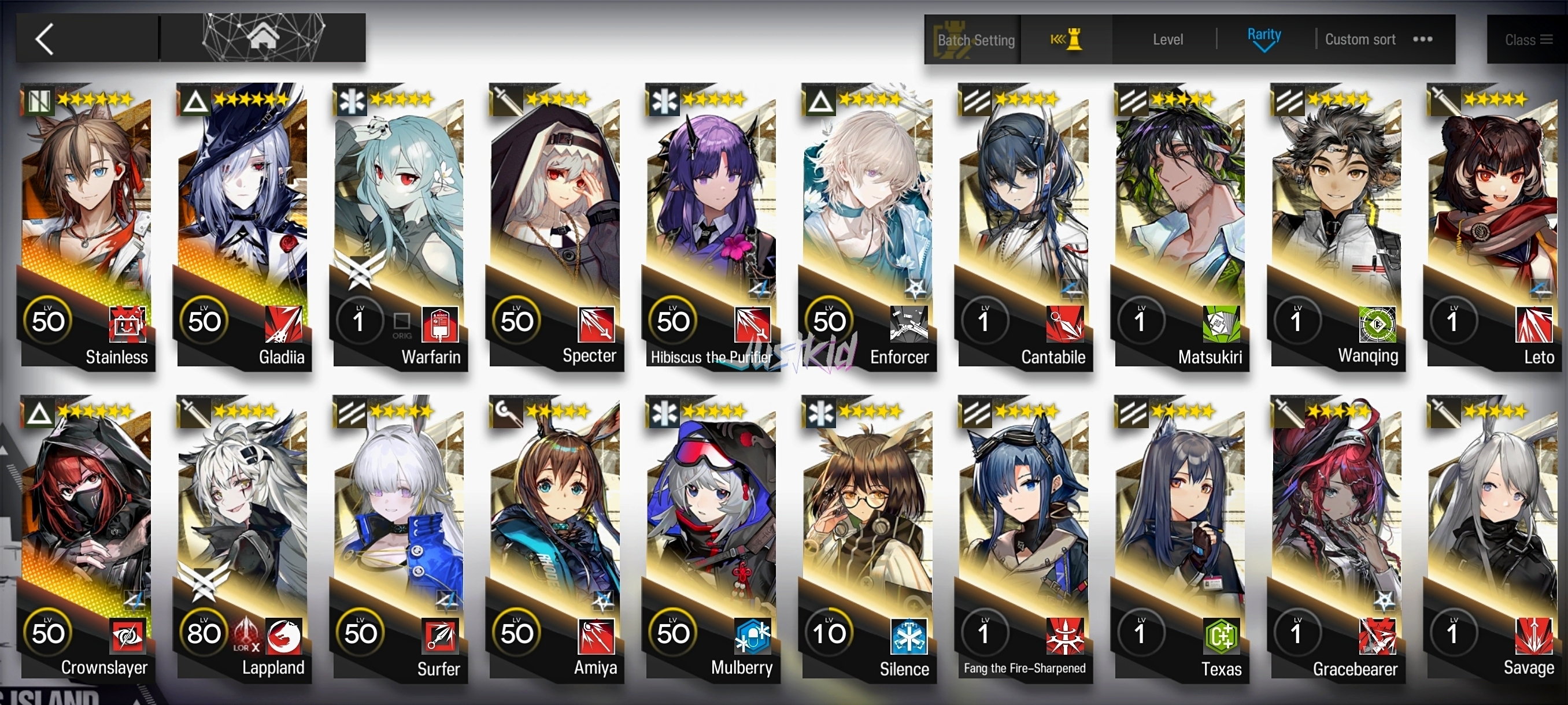 ARKNIGHTS GLOBAL EARLY-MID 23*6 , 4 LIMITED WANG,SHU,YU,EXUSIAI ALTER , TRAGODIA,CHEN DAWNSTREAK,NYMPH,THORN ALTER,GOLDENGLOW,EYJA,POZEMKA,NASTI,STAINLESS,SILVERASH - Image 2