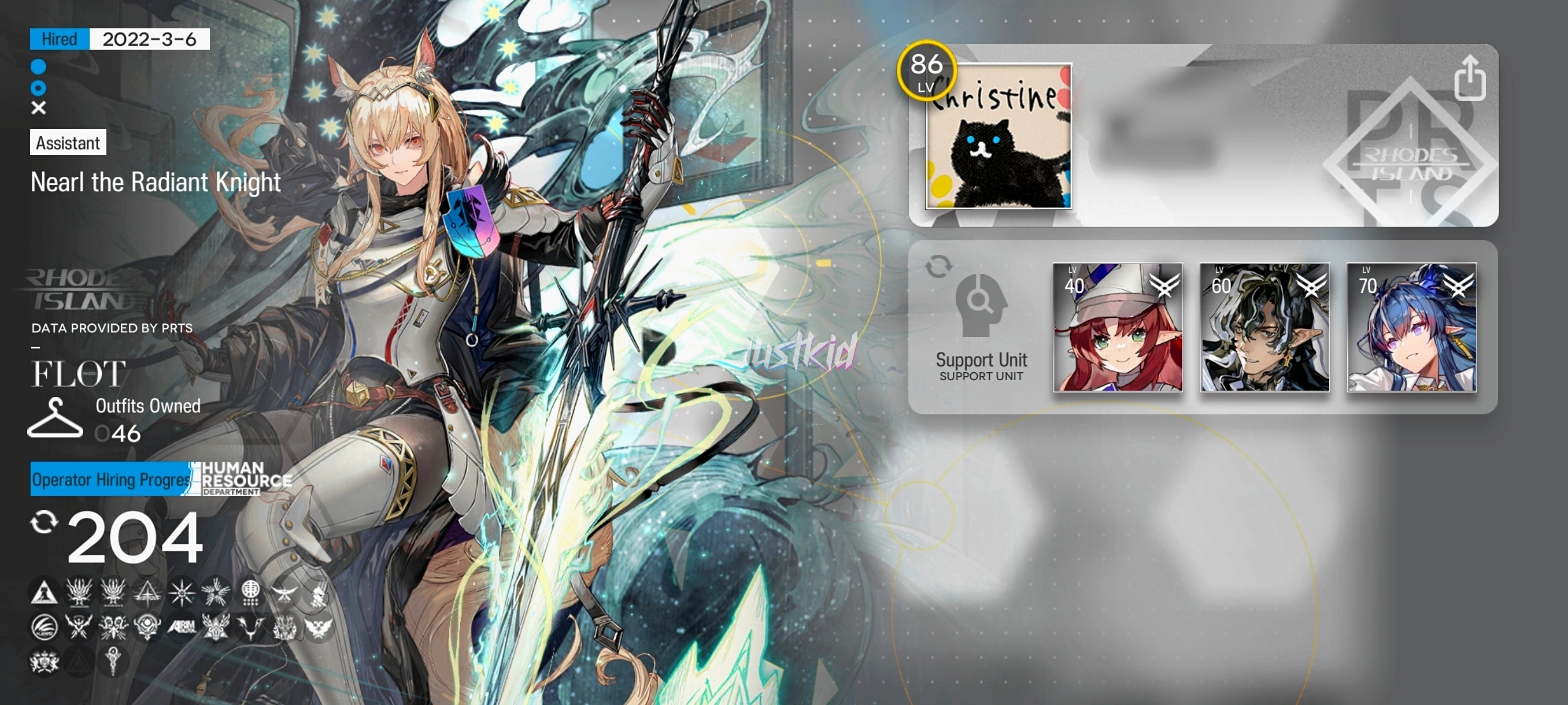 ARKNIGHTS GLOBAL MIDGAME 34*6 , 5 LIMITED WANG,LING,TEXAS ALTER,NEARL ALTER,GAVIAL ALTER , THORN,BLAZE,SILVERASH,EYJA,MUDROCK,PENANCE,BAGPIPE,HORN,SARIA,FIAMMETTA,IFRIT - Image 5
