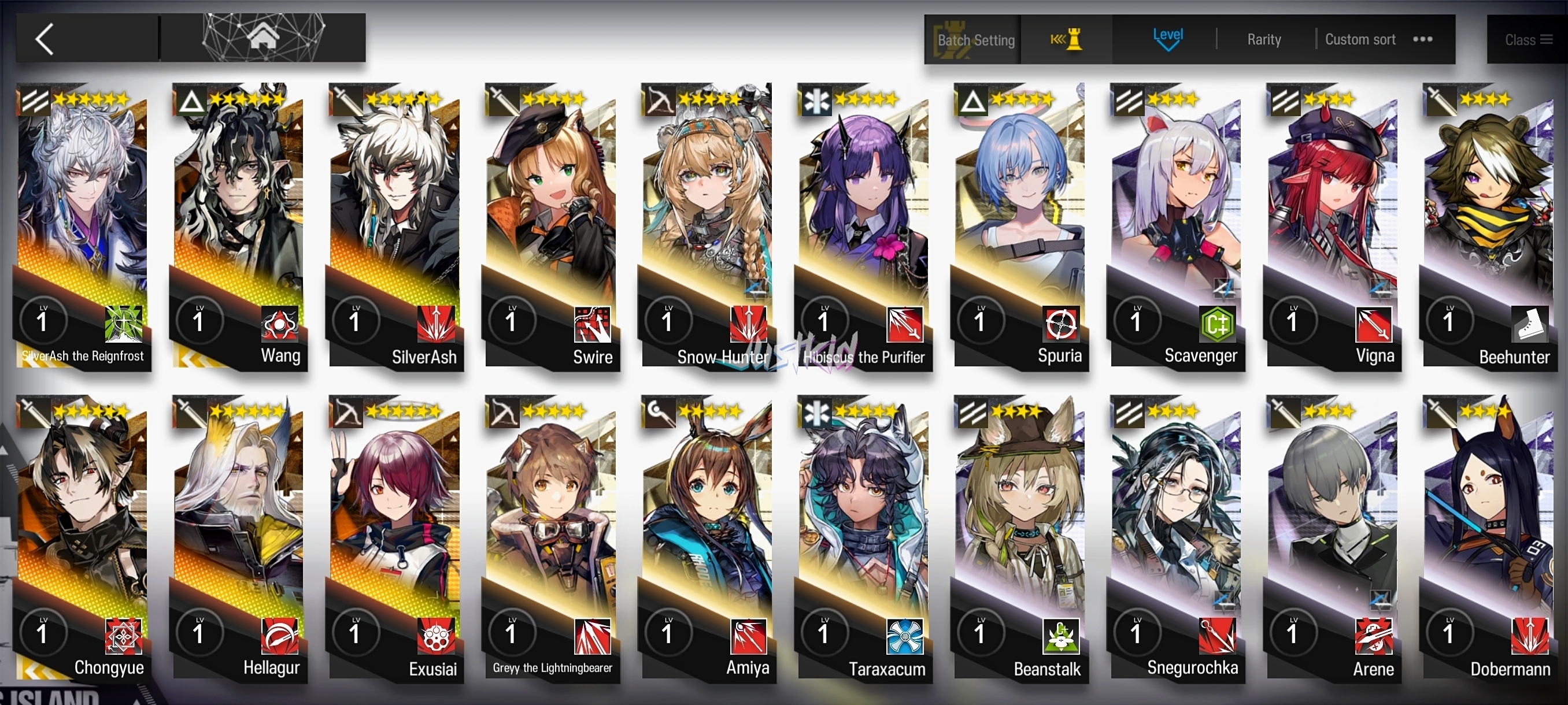 ARKNIGHTS GLOBAL STARTER 6*6 , 3 LIMITED WANG,CHONGYUE,SILVERASH ALTER , SILVERASH,HELLAGUR,EXUSIAI - Image 1