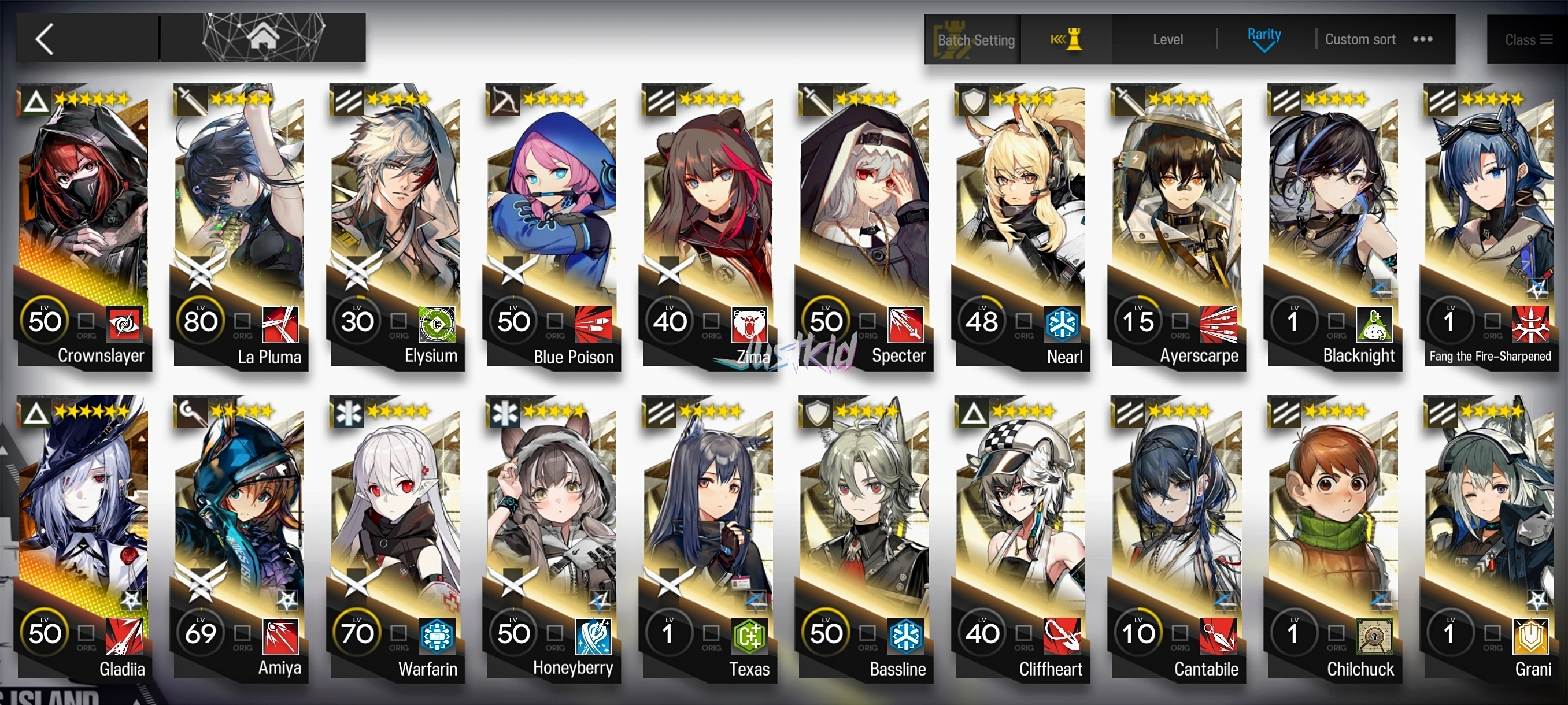 ARKNIGHTS GLOBAL MIDGAME 22*6 , 2 LIMITED VIRTUOSA,PEPE , TYPHON,NECRASS,ASCALON,MLYNAR,LEMUEN,INES,DEGENBRECHER,NARANTUYA,JESSICA ALTER,THORN,BLAZE,SCHWARZ,EBENHOLZ - Image 2