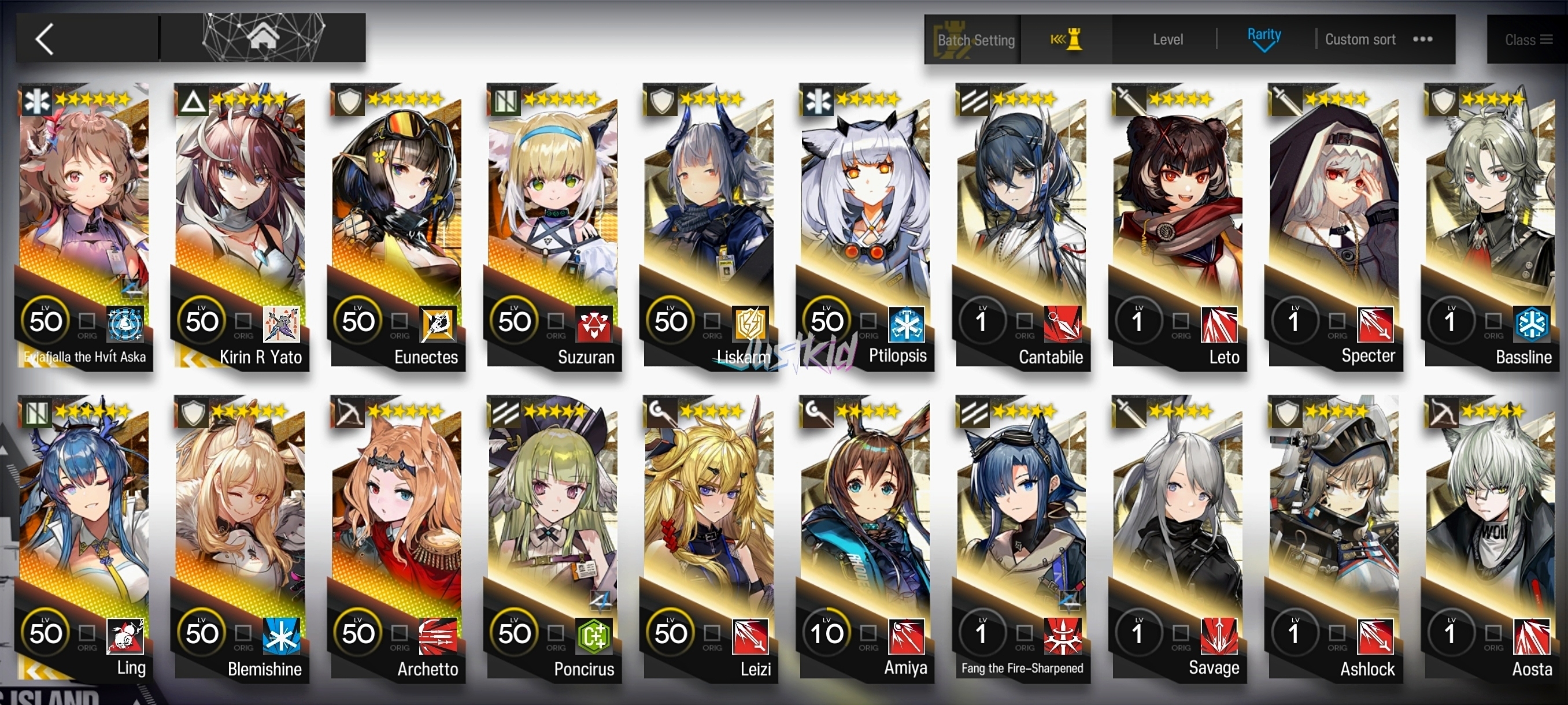 ARKNIGHTS GLOBAL STARTER 7*6 , 3 LIMITED KIRIN YATO,LING,EYJA ALTER , SUZURAN,ARCHETTO,BLEMISHINE,EUNECTES - Image 1