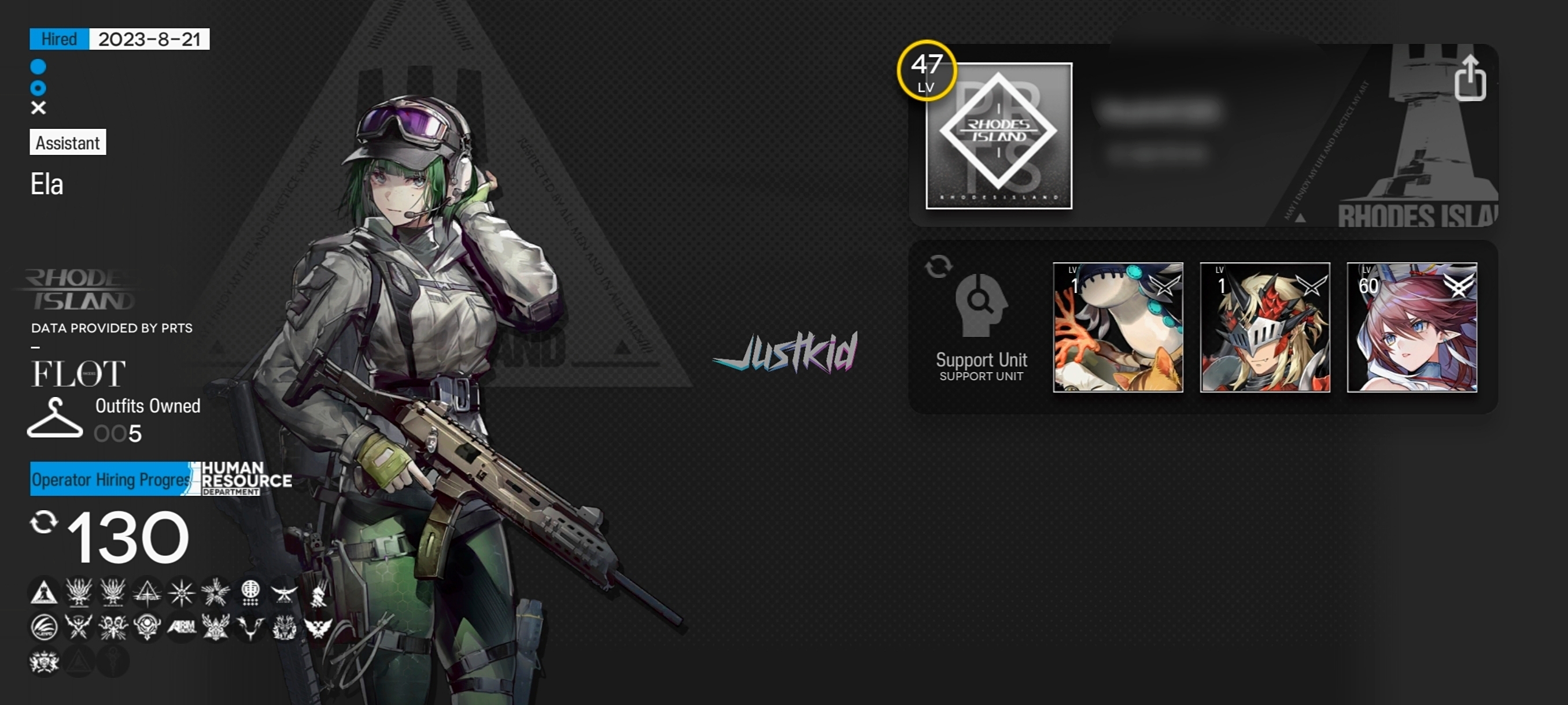 ARKNIGHTS GLOBAL EARLYMID 15*6 , 3 LIMITED KIRIN YATO,ELA,MUELSYSE , TYPHON,QIUBAI,SILVERASH,FIAMMETTA,MOSTIMA,SCHWARZ,CHEN,VIVIANA,SARIA,LEE,PALLAS,WEEDY , FULL MONSTER HUNTER - Image 4