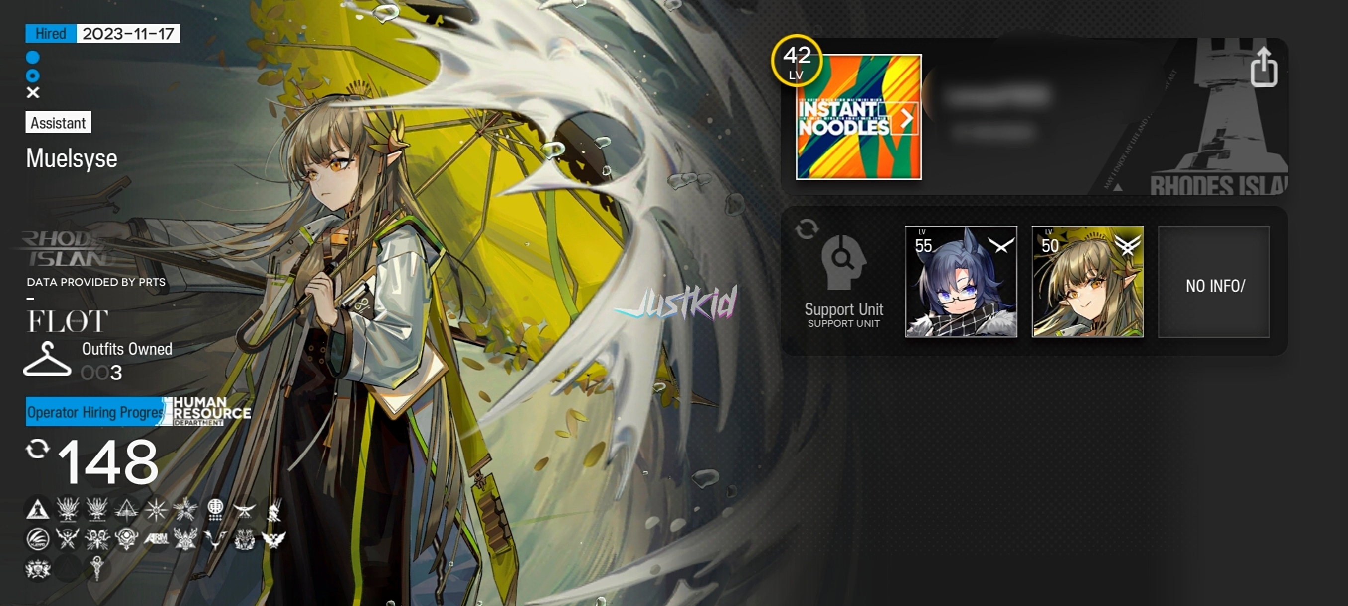 ARKNIGHTS GLOBAL EARLYMID 18*6 , 2 LIMITED HOSHI ALTER,MUELSYSE , LOGOS,LEMUEN,CHEN DAWNSTREAK,EYJA,MOUNTAIN,SKADI,HOOLHEYAK,ARCHETTO,PENANCE,EXUSIAI,LEE,WEEDY,NIGHTINGALE,LUMEN,GLADIA,SWIRE ALTER - Image 4