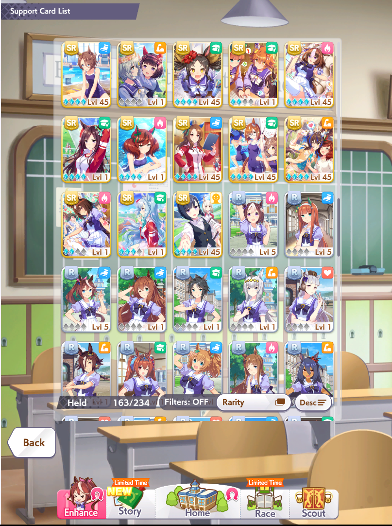 Global Rank SS | KB MLB + Tachyon MLB + SC LB3 + LH LB2 + FM LB2 | 34 Uma | 14k Carrats | Rainbow Uncap 1x + Shard 16x - Image 7