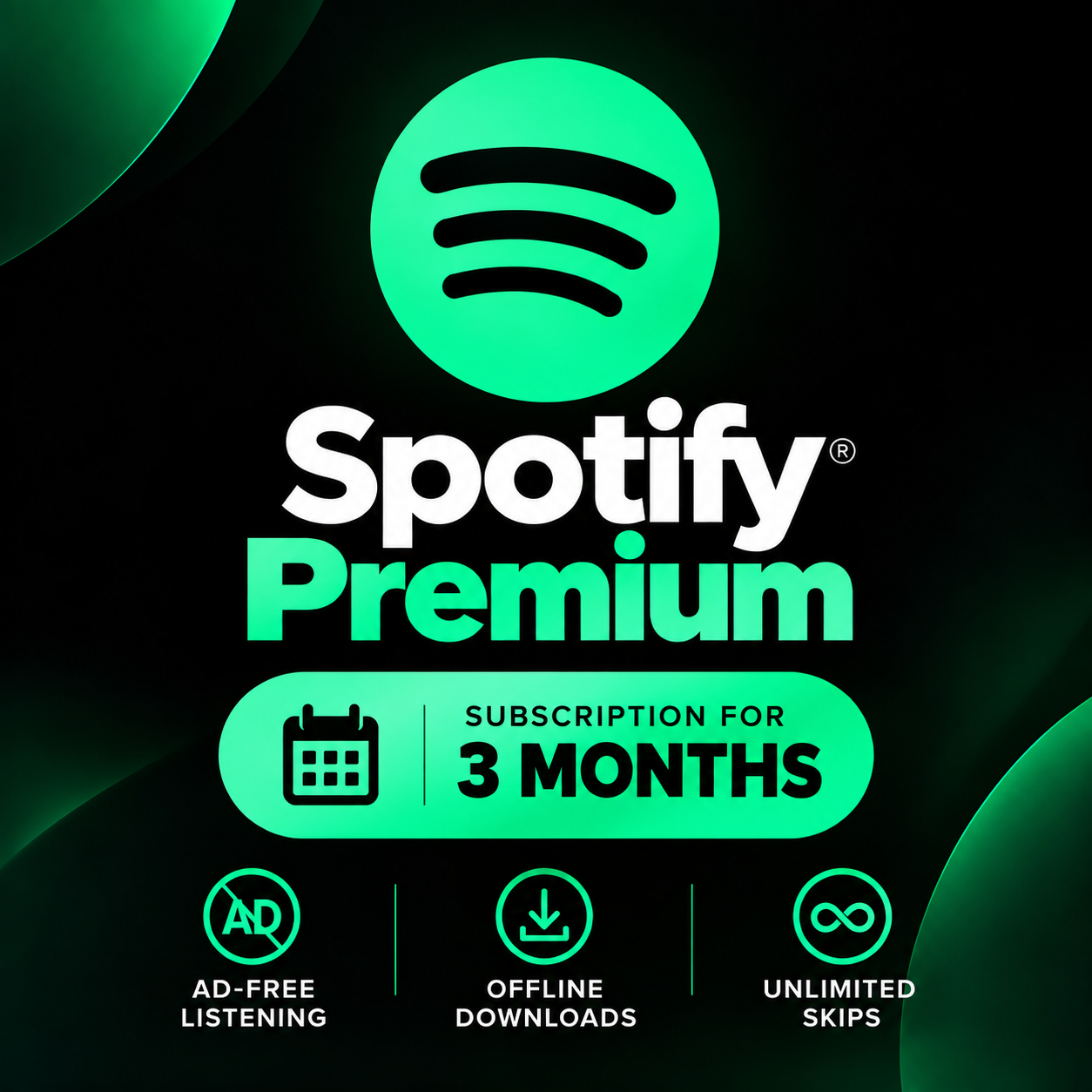 Spotify Premium Account | 3 Months | Premium Individual - Image