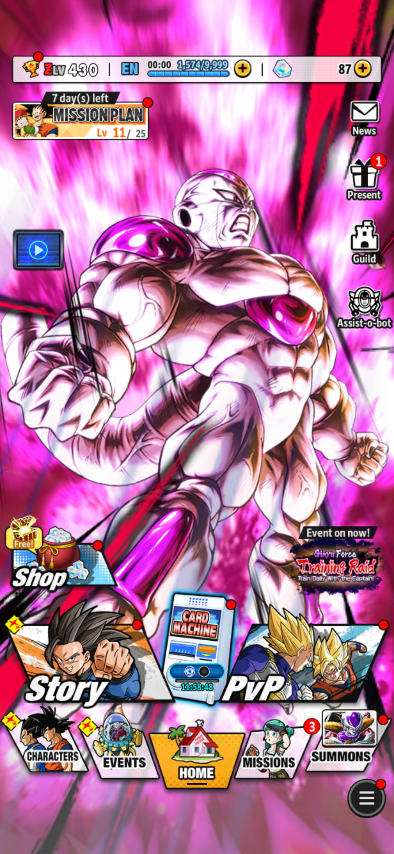 dragon ball legends whale account 430 lvl - Image 1