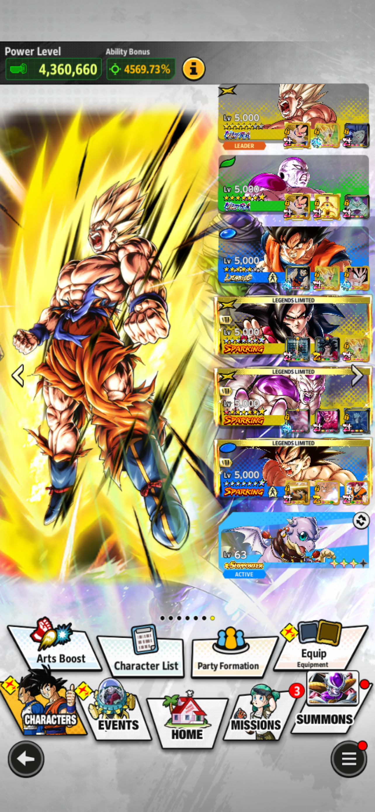 dragon ball legends whale account 430 lvl - Image 2