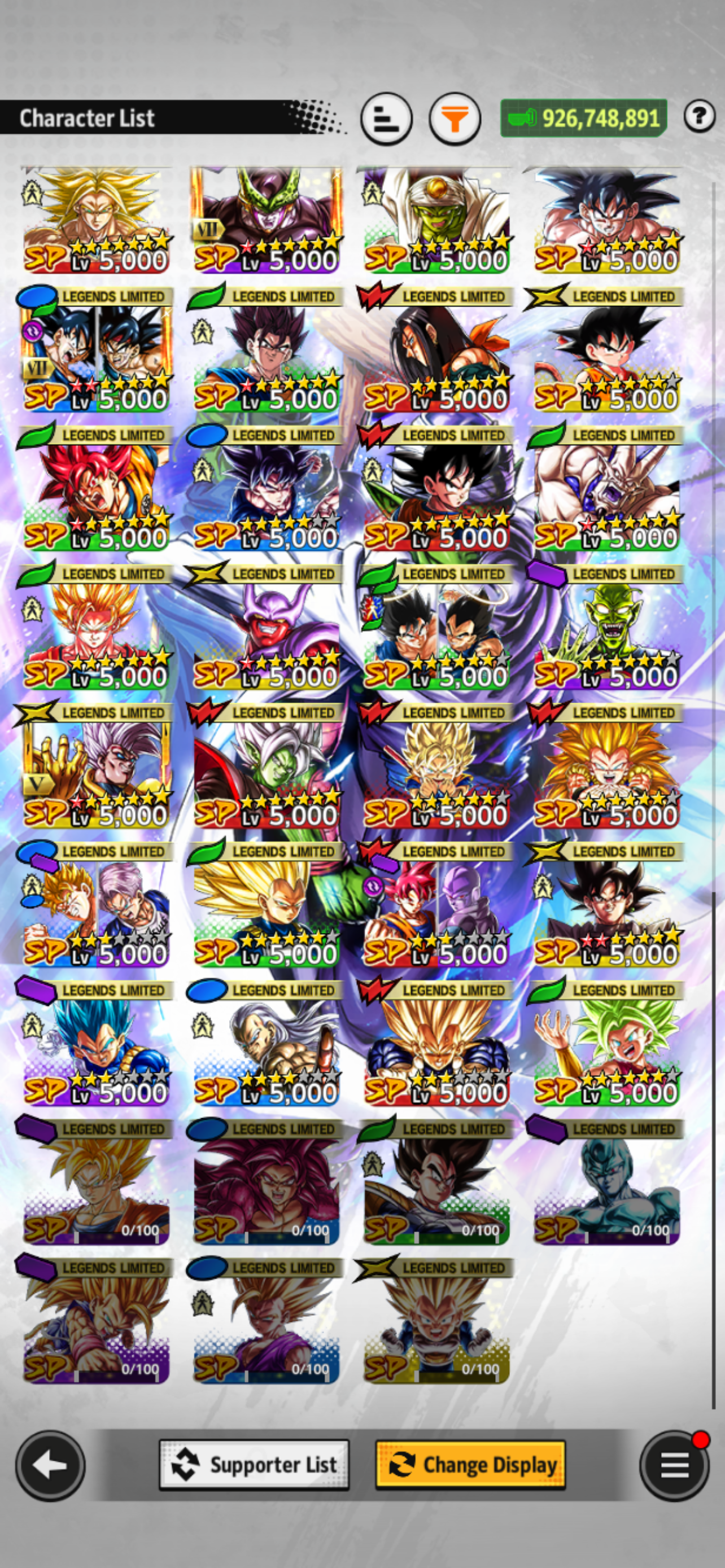 dragon ball legends whale account 430 lvl - Image 5